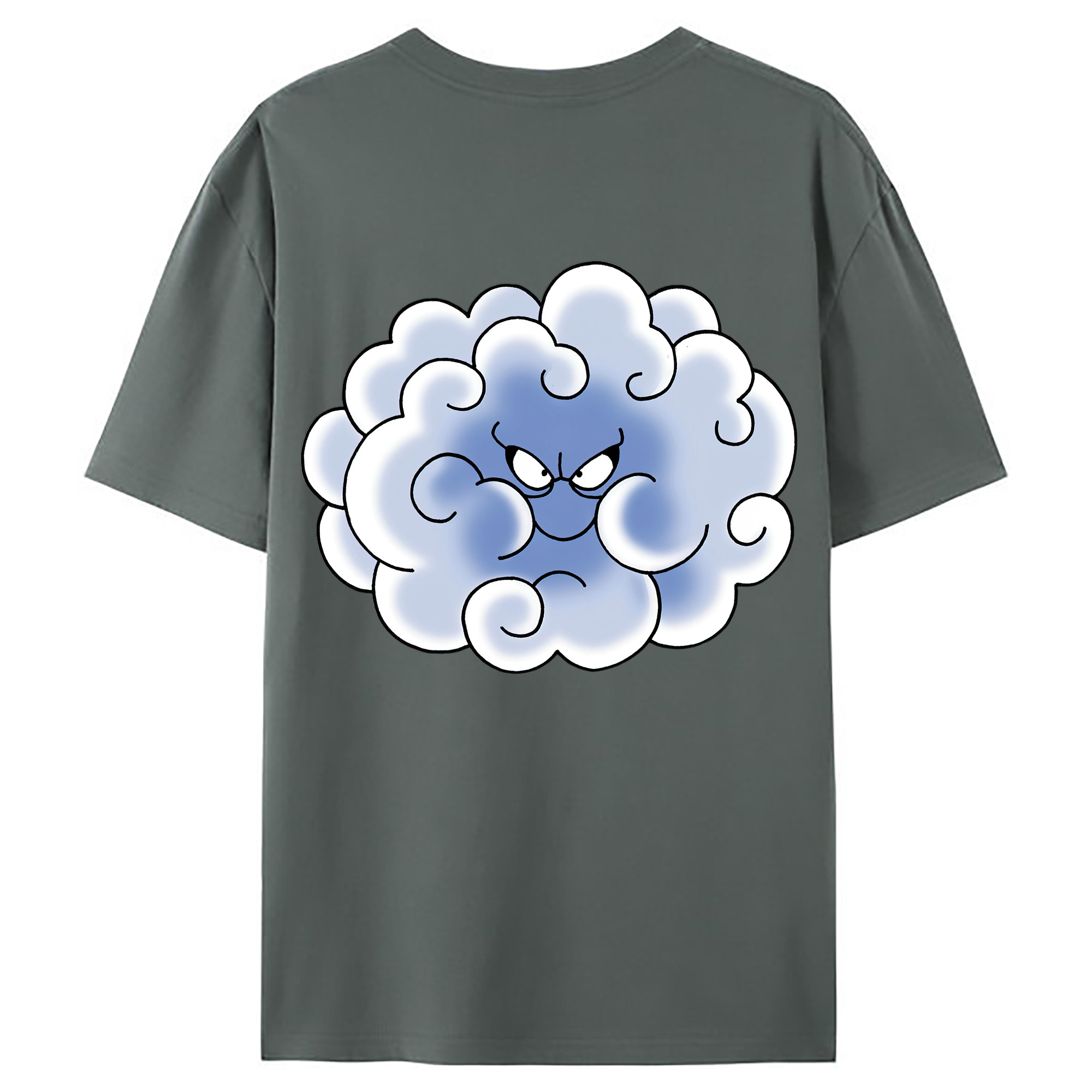 （画像用） ドラゴンクエスト Doragon Kuesuto Dragon Quest 綿100％ メンズ半袖Tシャツ（バックプリント） 通気性